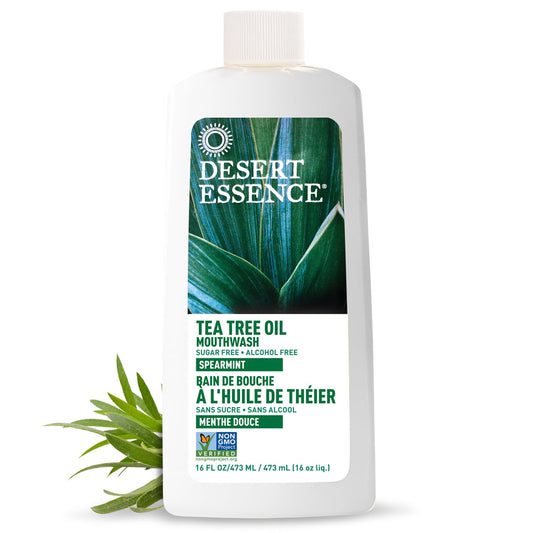 Tea Tree Oil Spearmint Alcohol-Free Mouthwash