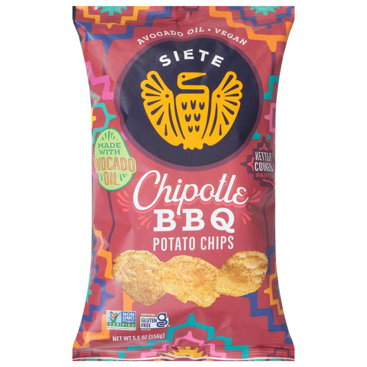 Chipotle BBQ Potato Chips Cooked in Avocado Oil