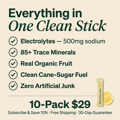 Cleonse electrolyte 10, 30 and 60-pack options with free shipping