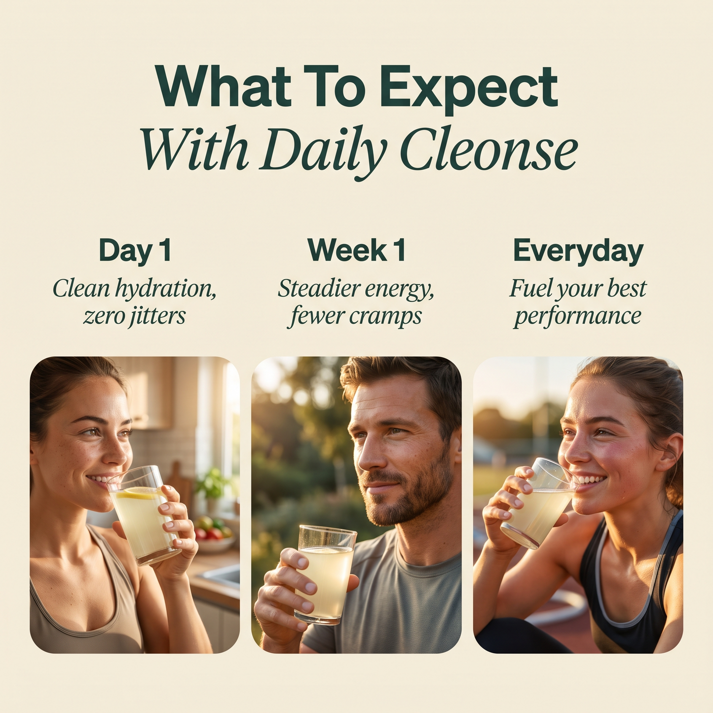 What to expect when hydrating with Cleonse organic electrolytes
