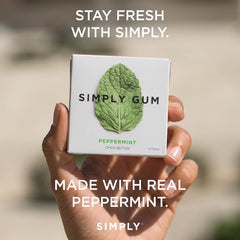 Natural Chewing Gum with Plant-Based Chicle
