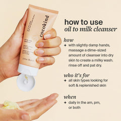 Oil-to-Milk Gentle Makeup Removing Cleanser