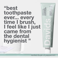 Fluoride-Free EWG Verified Peppermint Toothpaste