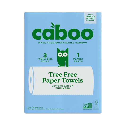 Plastic-Free Paper-Wrapped Paper Towels