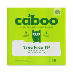 Plastic-Free Bamboo Bath Tissue Toilet Paper Rolls