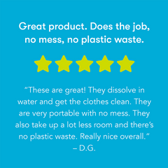 Eco-ConsciousFragrance-Free Hypoallergenic Laundry Detergent Sheets