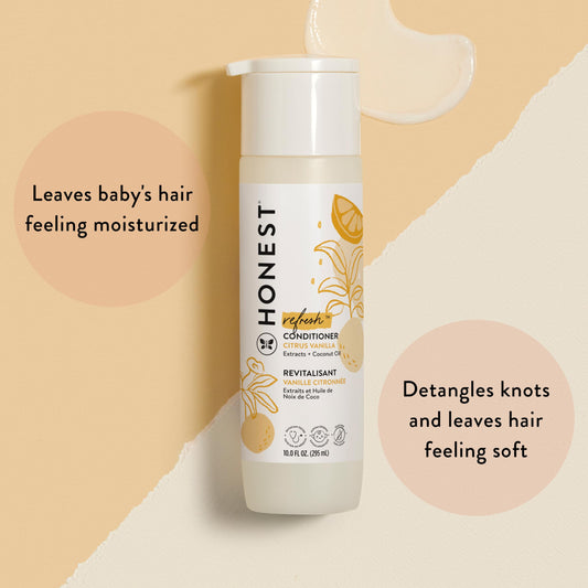 Gentle Silicone-Free Conditioner for Baby Hair
