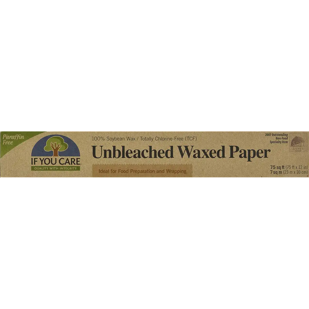 Unbleached Natural Waxed Paper Roll