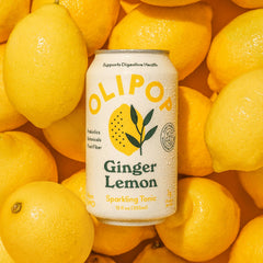 Ginger Lemon Prebiotic Sparkling Tonic
