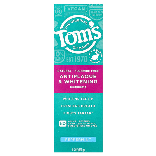 Fluoride-Free Whitening & Antiplaque Toothpaste