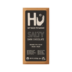 Organic Salty Dark Chocolate Bar – Rich & Simple