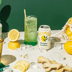 Ginger Lemon Prebiotic Sparkling Tonic