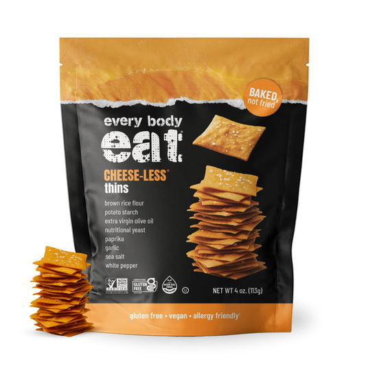 Cheese-Less Savory Seed Cracker Thins