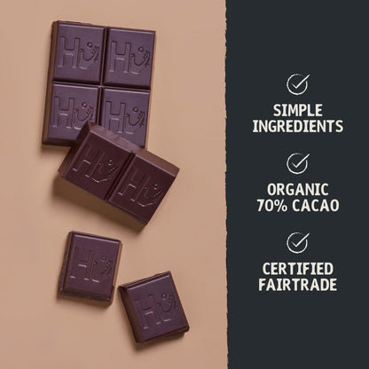 Organic 70% Dark Chocolate Bar