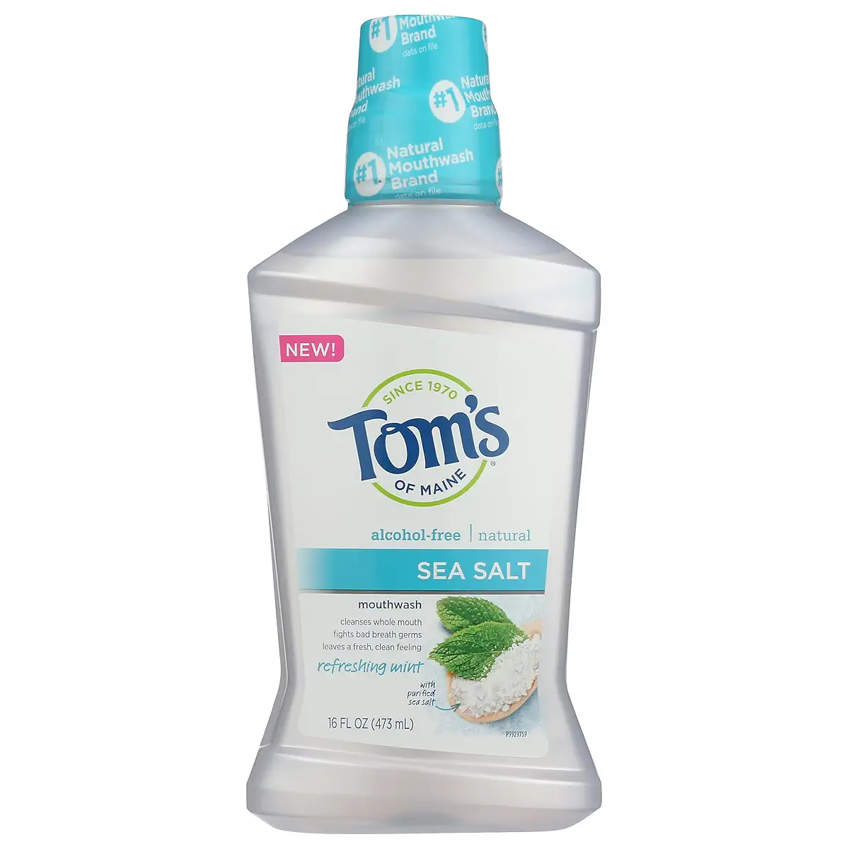 Alcohol-Free Sea Salt Mouthwash for Fresh Breath