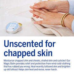 Organic Unscented Magic Balm for Dry & Rough Skin