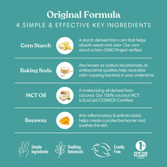 Aluminum-Free Natural Deodorant with Plant-Based Fragrance