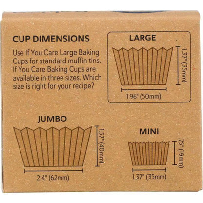 Unbleached Large Paper Baking Cups