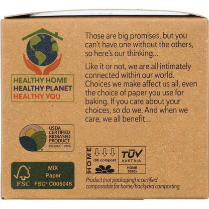 Unbleached Large Paper Baking Cups