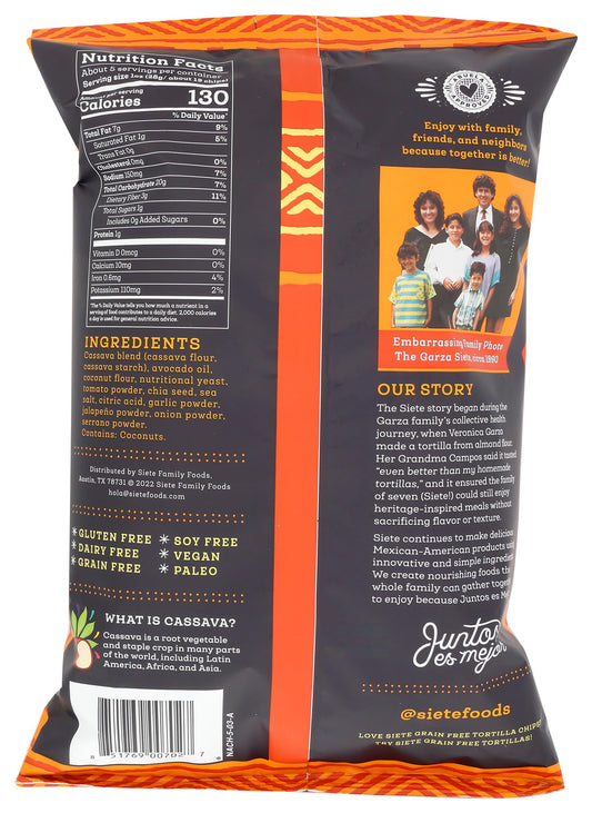 Nacho-Style Grain-Free Tortilla Chips