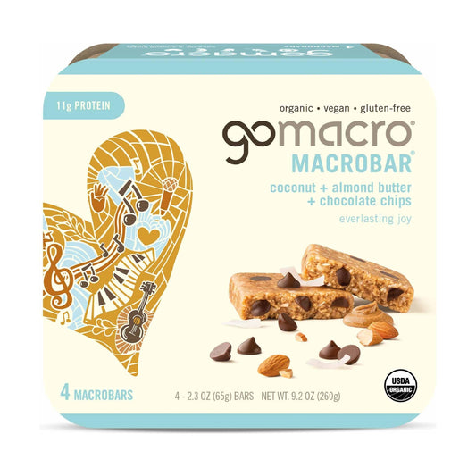 Organic Coconut Almond Butter Chocolate Chips Protein Bar