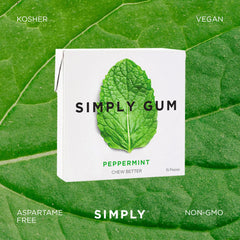 Natural Chewing Gum with Plant-Based Chicle