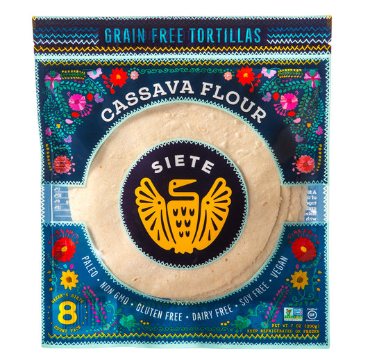 Cassava Flour Grain-Free Soft Tortillas
