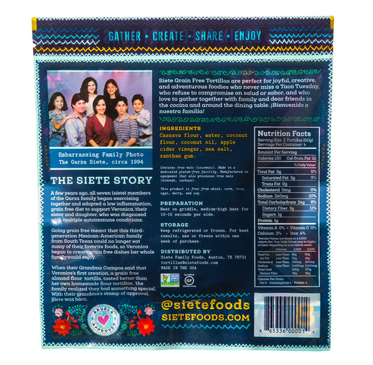 Cassava Flour Grain-Free Soft Tortillas