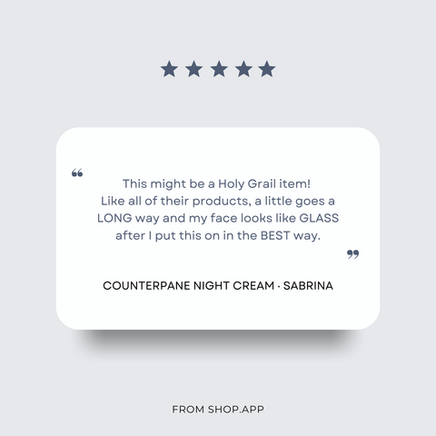 Counterpane Tallow Night Cream