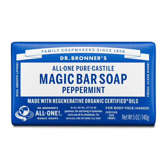 Organic Pure-Castile Bar Soap for Body & Hands