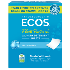 Eco-ConsciousFragrance-Free Hypoallergenic Laundry Detergent Sheets