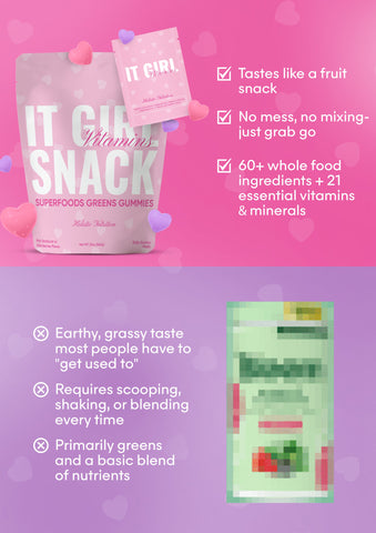 It Girl Snack - Superfood Greens Gummies