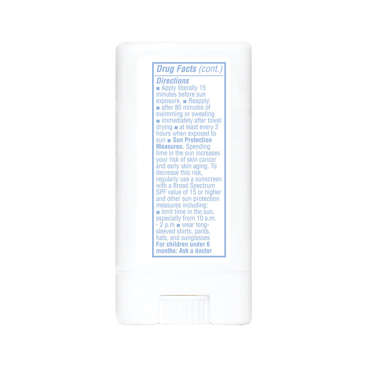 Mineral Sunscreen Stick SPF 30, Fragrance Free