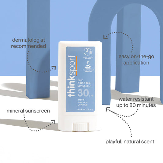 SPF 30 Mineral Sunscreen Stick — On-the-Go