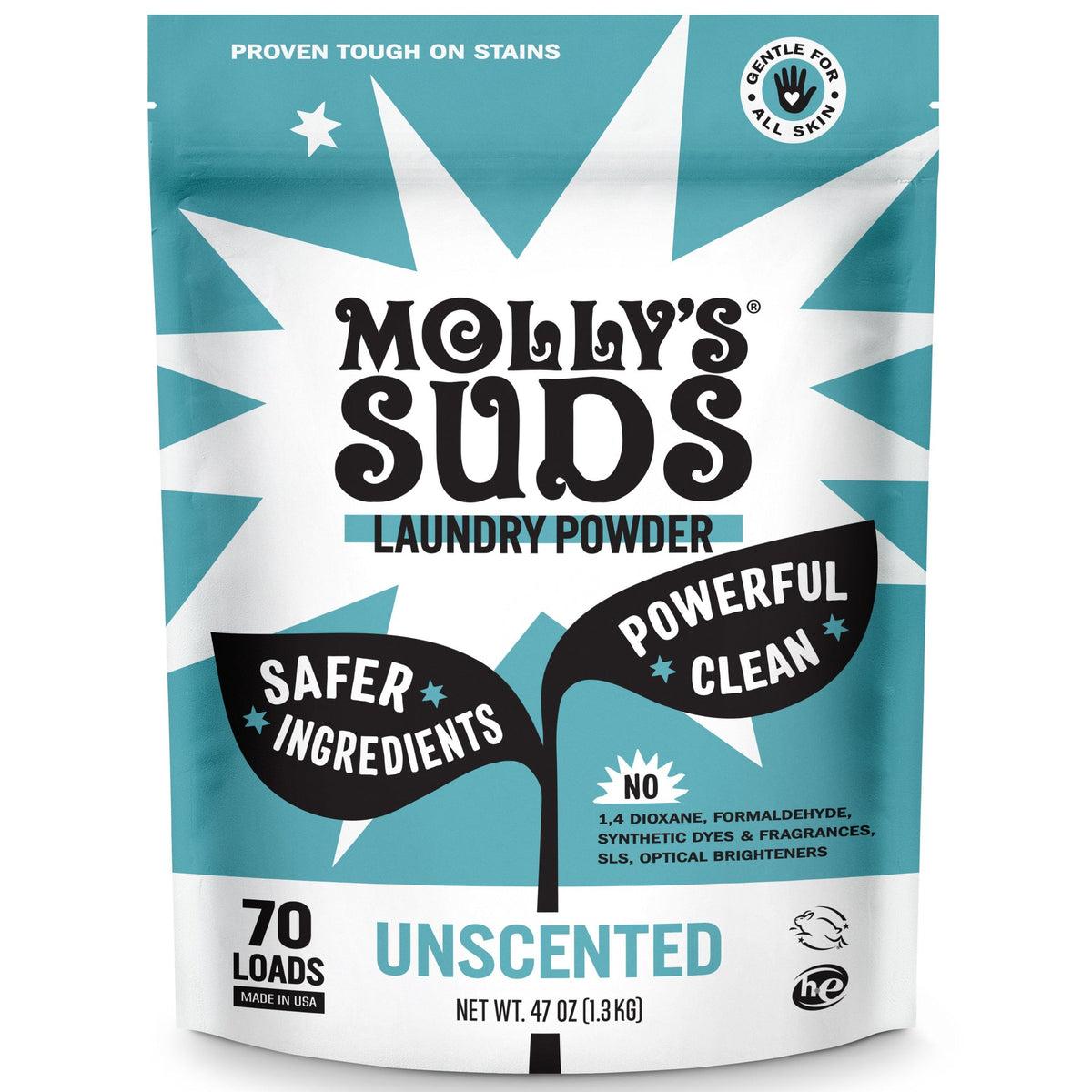 Unscented Laundry Powder for Sensitive Skin