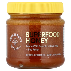 Superfood Honey with Propolis + Royal Jelly + Bee Pollen