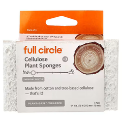Cellulose Plant Sponges 3-Pack