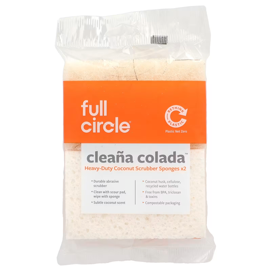 Heavy Duty Cleaña Colada Coconut Scrubber Sponge 2-Pack