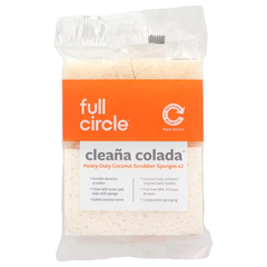 Heavy Duty Cleaña Colada Coconut Scrubber Sponge 2-Pack
