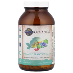Organic Plant-Based Calcium with Vitamins D3, K2 & Magnesium