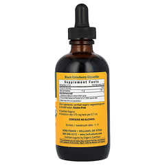 Organic Elderberry Immune Support Drops, Alcohol Free