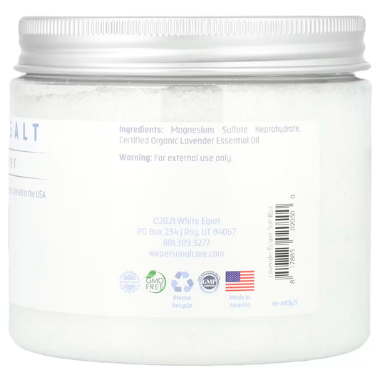 Epsom Salt Crystals for Muscle & Stress Relief